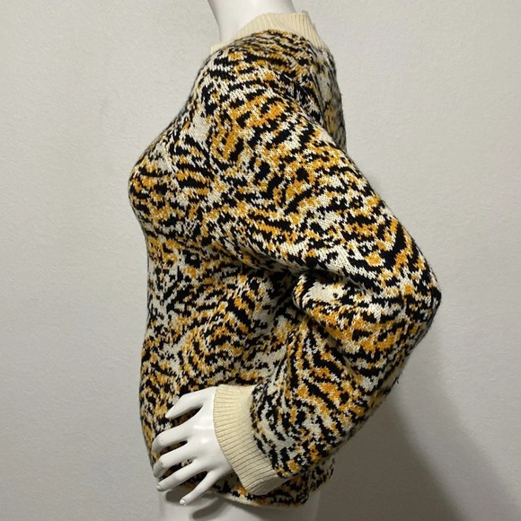 Rachel Comey x Target Animal Print Crewneck Pullover Sweater Size S - Picture 4 of 9